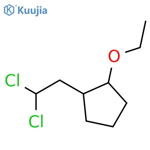 CYCLOPENTANE, 1-(2,2-DICHLOROETHYL)-2-ETHOXY- structure