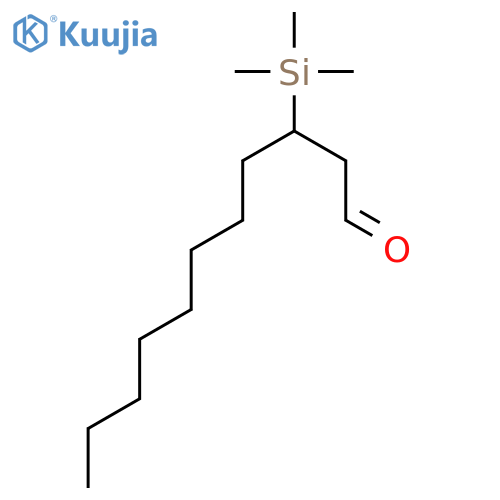 UNDECANAL, 3-(TRIMETHYLSILYL)- structure