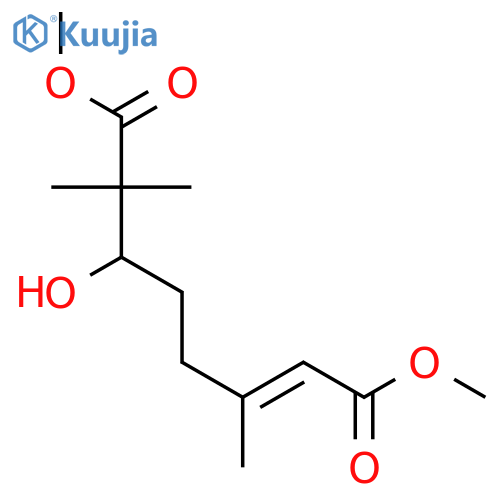 2-Octenedioic acid, 6-hydroxy-3,7,7-trimethyl-, dimethyl ester, (2E,6R)- structure