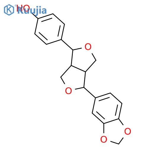 7,9':7',9-Diepoxy-8,8'-lignan-3,4,4'-triol; (7S,7'S,8R,8'R)-form, 3,4-Methylene ether structure