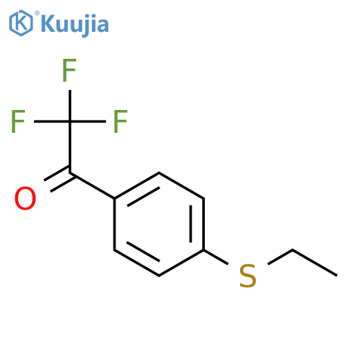 4'-Ethylthio-2,2,2-trifluoroacetophenone structure