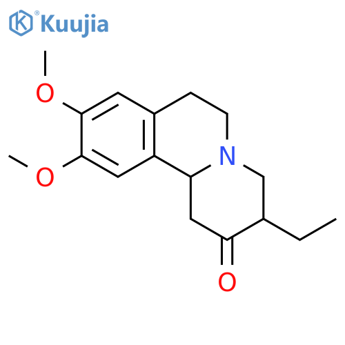 2H-Benzo[a]quinolizin-2-one,3-ethyl-1,3,4,6,7,11b-hexahydro-9,10-dimethoxy- structure
