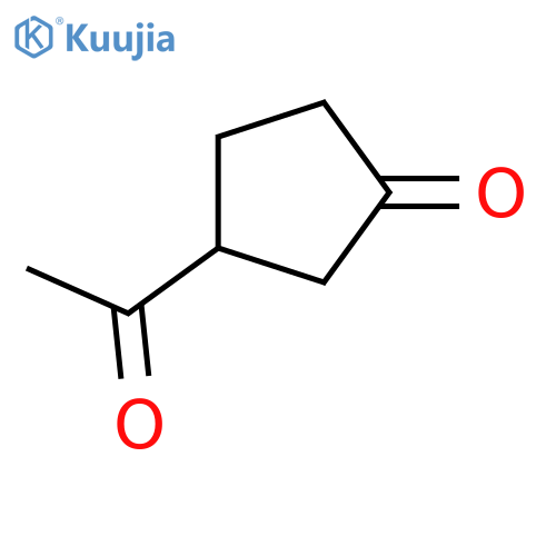 Cyclopentanone,3-acetyl- structure