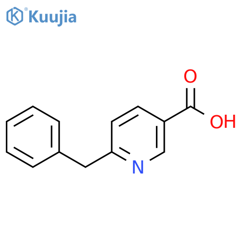 6-benzylpyridine-3-carboxylic acid structure