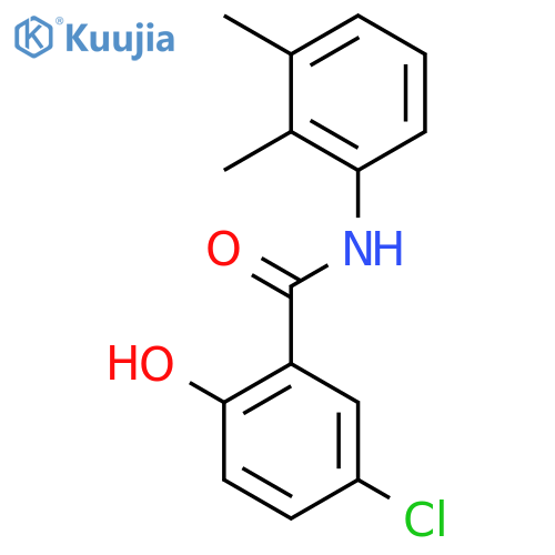 Benzamide, 5-chloro-N-(2,3-dimethylphenyl)-2-hydroxy- structure