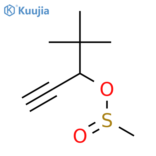 Methanesulfinic acid, 1-(1,1-dimethylethyl)-2-propynyl ester structure
