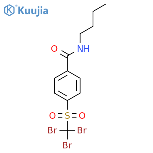 Benzamide, N-butyl-4-[(tribromomethyl)sulfonyl]- structure