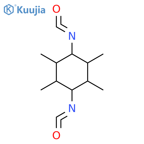 Cyclohexane,1,4-diisocyanato-2,3,5,6-tetramethyl- structure