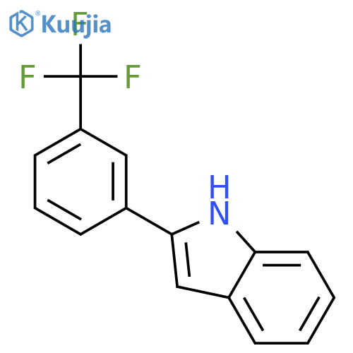 1H-Indole, 2-[3-(trifluoromethyl)phenyl]- structure