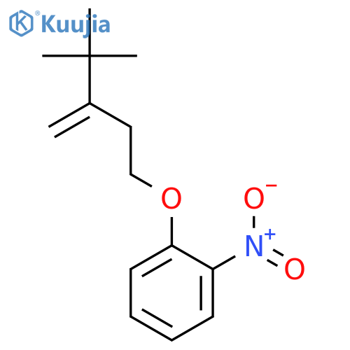 Benzene, 1-[(4,4-dimethyl-3-methylenepentyl)oxy]-2-nitro- structure