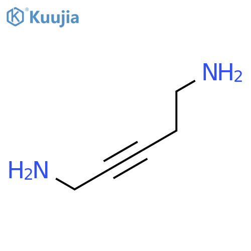 2-Pentyne-1,5-diamine structure