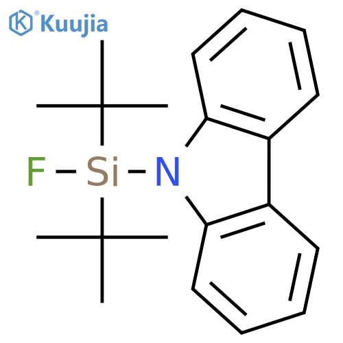 9H-CARBAZOLE, 9-[BIS(1,1-DIMETHYLETHYL)FLUOROSILYL]- structure