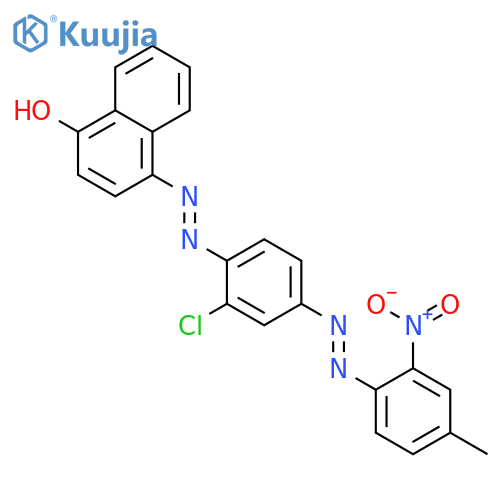 1-Naphthalenol, 4-[[2-chloro-4-[(4-methyl-2-nitrophenyl)azo]phenyl]azo]- structure