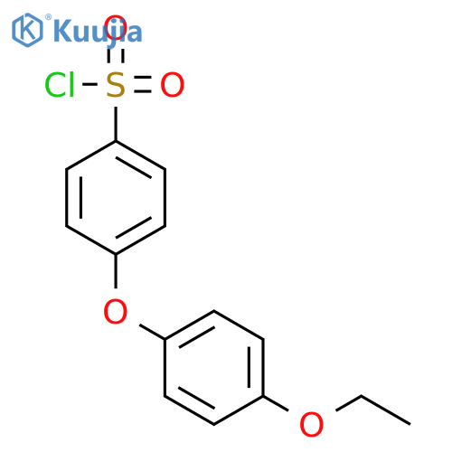 4-(4-ethoxyphenoxy)benzene-1-sulfonyl chloride structure