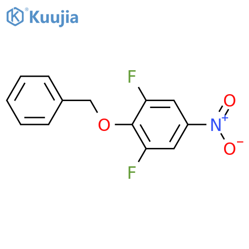 1,3-Difluoro-5-nitro-2-(phenylmethoxy)-benzene structure