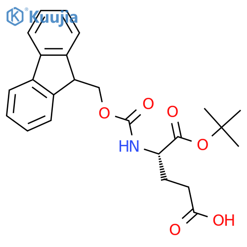 N-(9-Fluorenylmethoxycarbonyl)glutamic acid α-tert-butyl ester structure