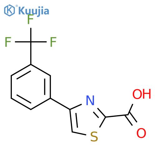 4-[3-(trifluoromethyl)phenyl]thiazole-2-carboxylic Acid structure