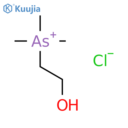 Arsonium, (2-hydroxyethyl)trimethyl-, chloride structure