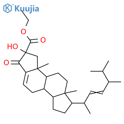 4(3→2)-Abeo-2-hydroxy-4-oxoergosta-5,22-dien-3-oic acid; (2βOH,22E,24ξ)-form, Et ester structure
