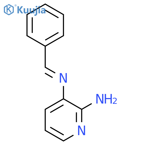 N~3~-(1E)-Phenylmethylenepyridine-2,3-diamine structure