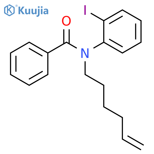 BENZAMIDE, N-5-HEXENYL-N-(2-IODOPHENYL)- structure