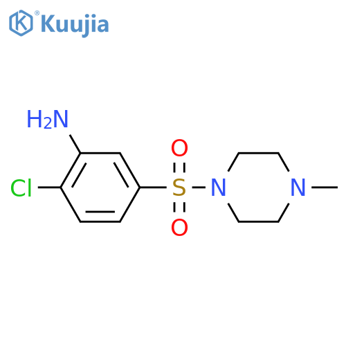 2-Chloro-5-(4-Methylpiperazin-1-Yl)SulfonylAniline structure