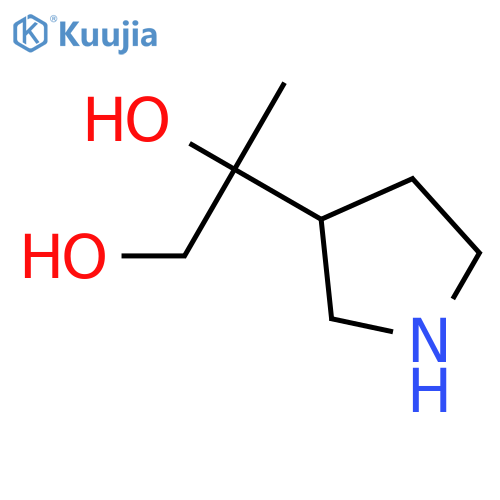 2-(3-pyrrolidinyl)-1,2-Propanediol structure