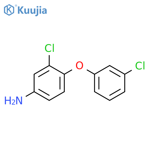 3-Chloro-4-(3-chlorophenoxy)aniline structure