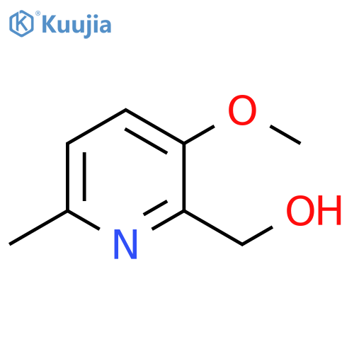3-methoxy-6-methyl-2-Pyridinemethanol structure