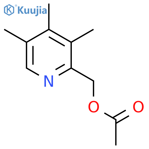 (3,4,5-Trimethylpyridin-2-yl)methyl acetate structure
