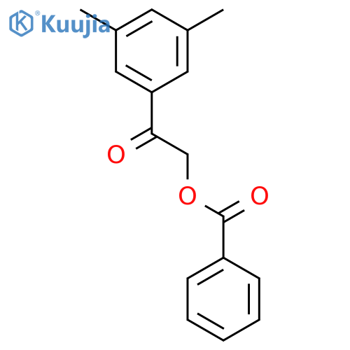 ETHANONE, 2-(BENZOYLOXY)-1-(3,5-DIMETHYLPHENYL)- structure