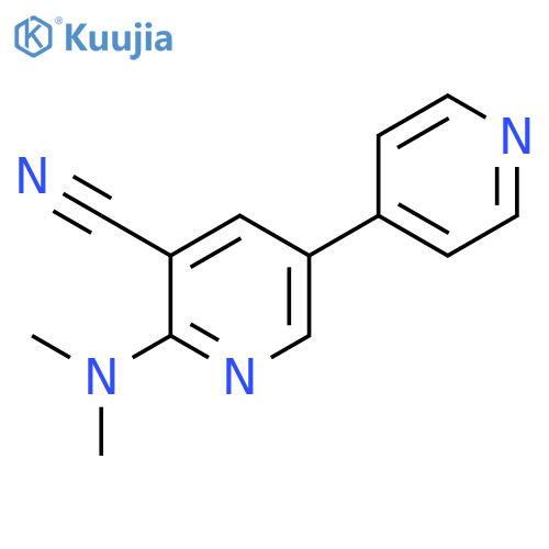 [3,4'-BIPYRIDINE]-5-CARBONITRILE, 6-(DIMETHYLAMINO)- structure