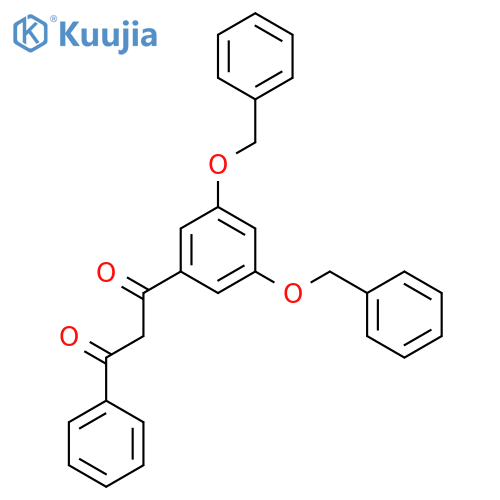 1,3-PROPANEDIONE, 1-[3,5-BIS(PHENYLMETHOXY)PHENYL]-3-PHENYL- structure