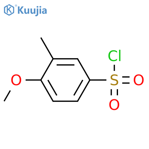 4-methoxy-3-methylbenzene-1-sulfonyl chloride structure