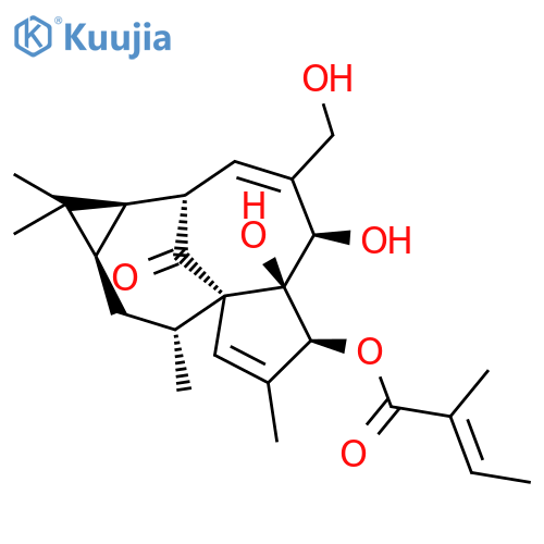 Ingenol mebutate structure