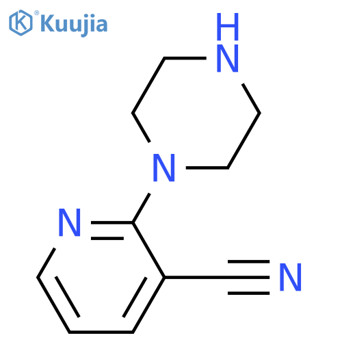 2-(piperazin-1-yl)pyridine-3-carbonitrile structure
