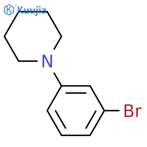 1-(3-Bromophenyl)piperidine structure