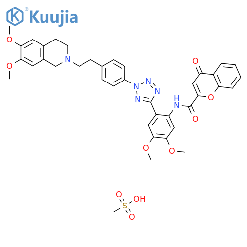 Encequidar mesylate structure