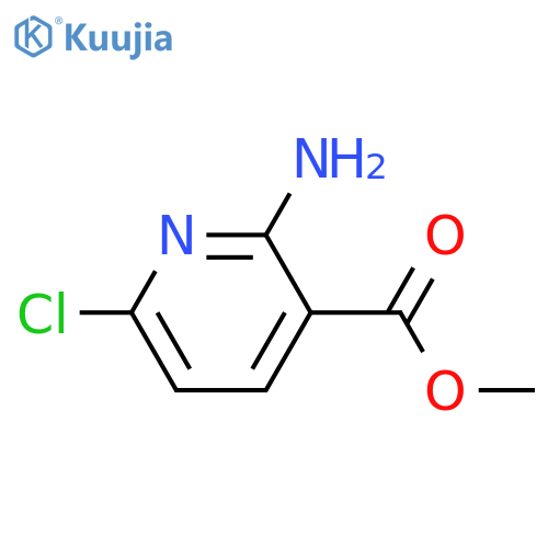 methyl 2-amino-6-chloro-pyridine-3-carboxylate structure