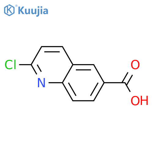 2-Chloroquinoline-6-carboxylic acid structure