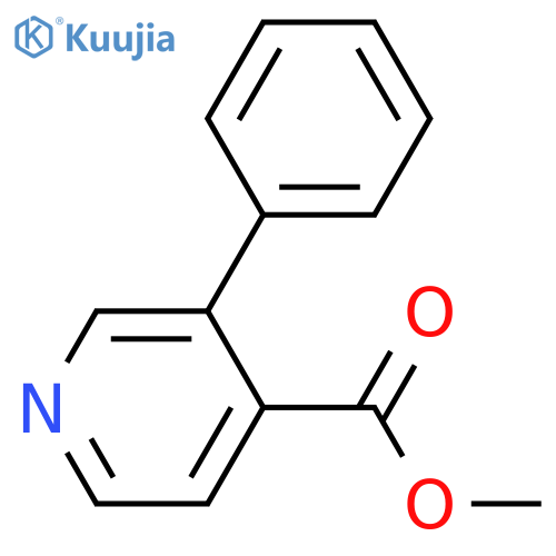methyl 3-phenylpyridine-4-carboxylate structure
