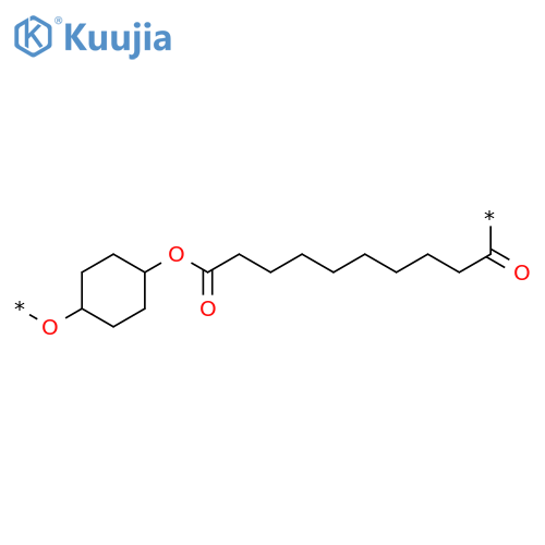 POLY[OXY-1,4-CYCLOHEXANEDIYLOXY(1,10-DIOXO-1,10-DECANEDIYL)] structure