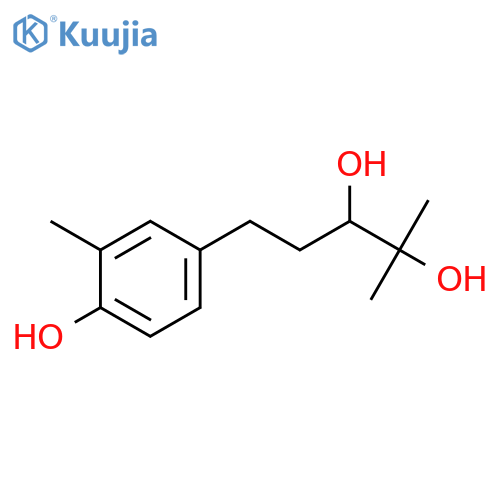 2,3-Pentanediol, 5-(4-hydroxy-3-methylphenyl)-2-methyl- structure