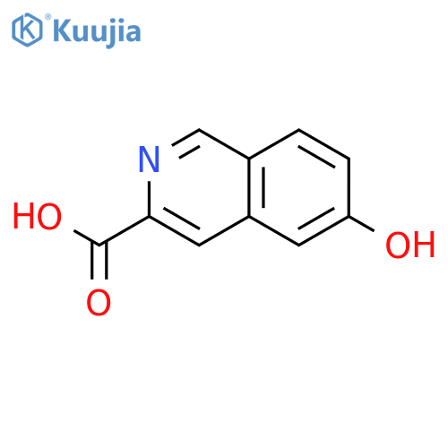 3-Isoquinolinecarboxylicacid,6-hydroxy-(9CI) structure