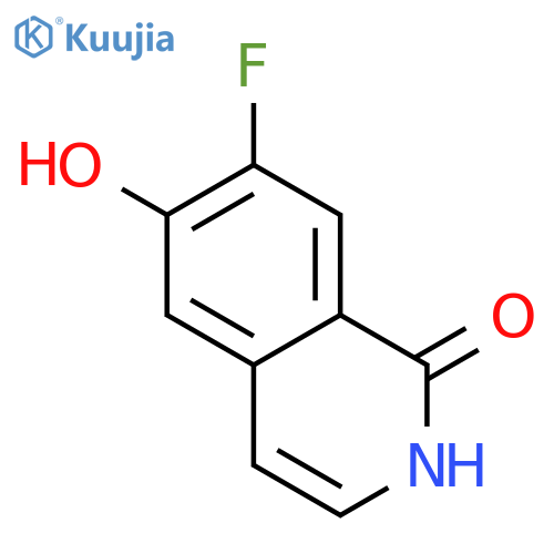 7-fluoro-6-hydroxy-1,2-dihydroisoquinolin-1-one structure