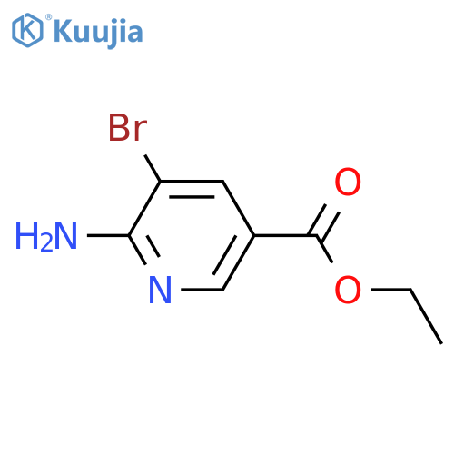 Ethyl 6-amino-5-bromonicotinate structure