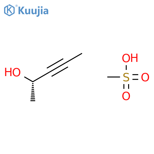 3-PENTYN-2-OL, METHANESULFONATE, (2S)- structure