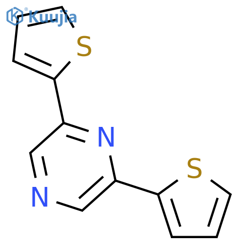2,6-bis(thiophen-2-yl)pyrazine structure