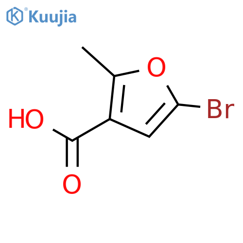 5-bromo-2-methylfuran-3-carboxylic Acid structure
