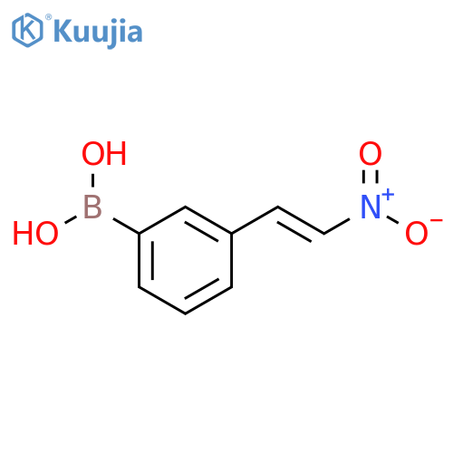 (E)-(3-(2-Nitrovinyl)phenyl)boronic acid structure